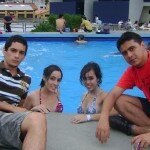 Otto e invitada - invitada y Paco